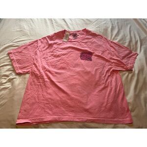 Call Your Mother Pink Good Vibes T-Shirt Woman’s Size Large 100% Cotton